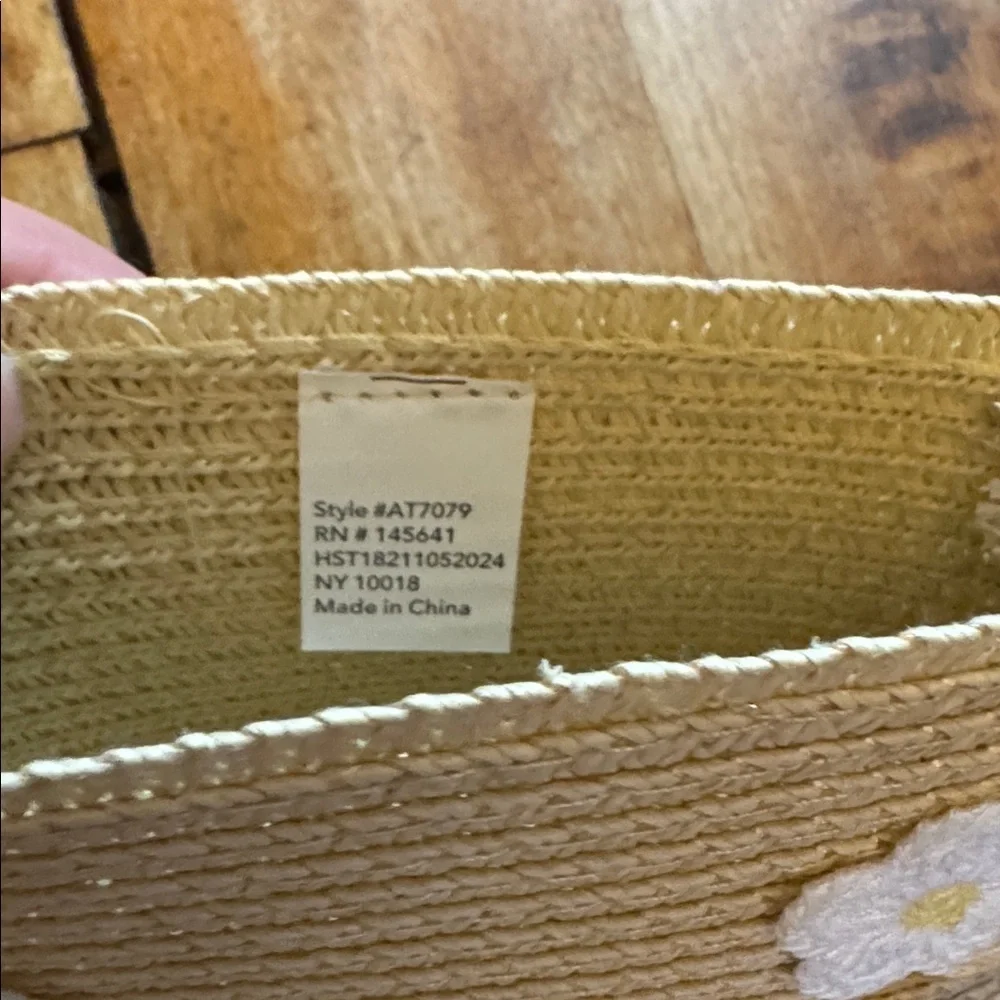Ivy Hill woven tan purse girls daisy spring summer Easter boho
